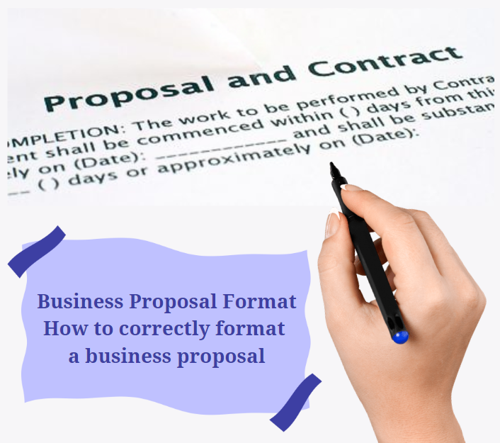 Business Proposal Format - How to correctly format a business proposal